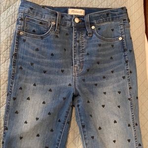 Madewell high-rise skinny jeans. Size 27.